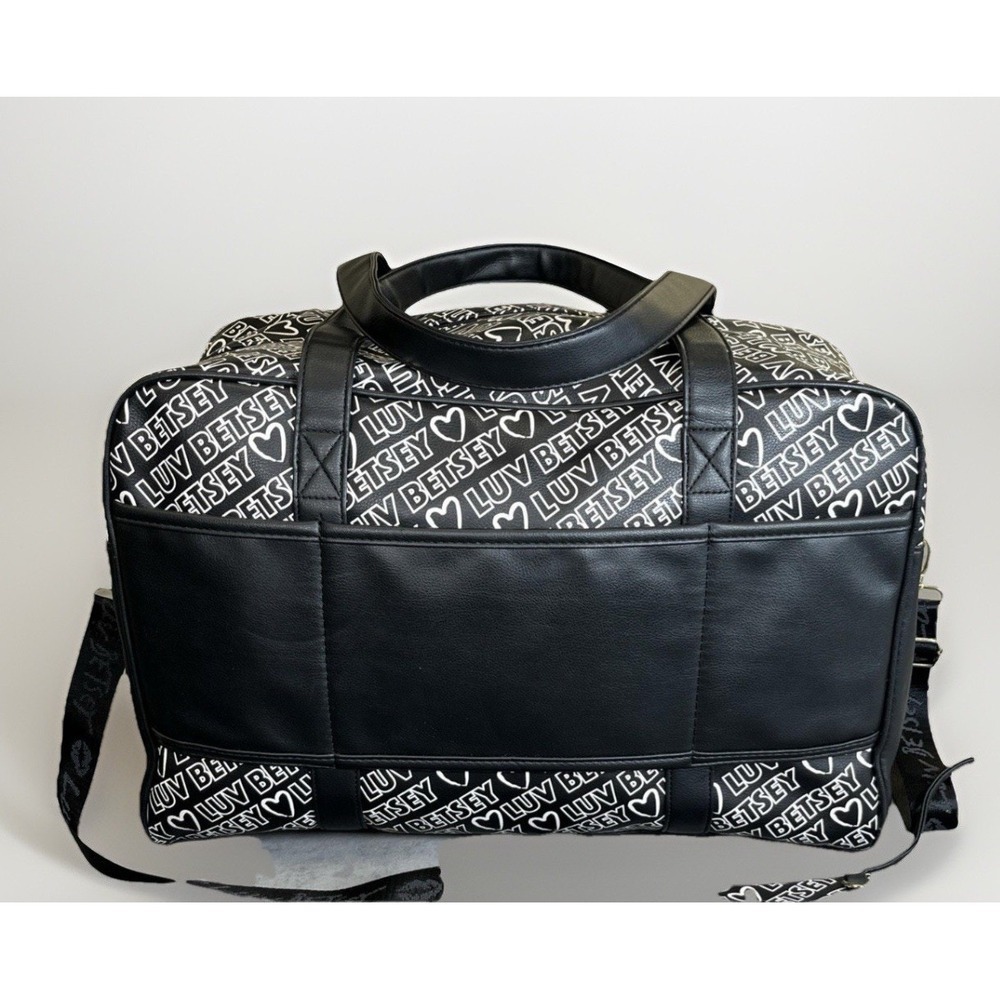 Luv‎ Betsey Johnson Black Weekender Bag